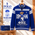 Premium Varsity Cable-Knit Quarter-Zip Sweater ALK YPT PBS 3010261