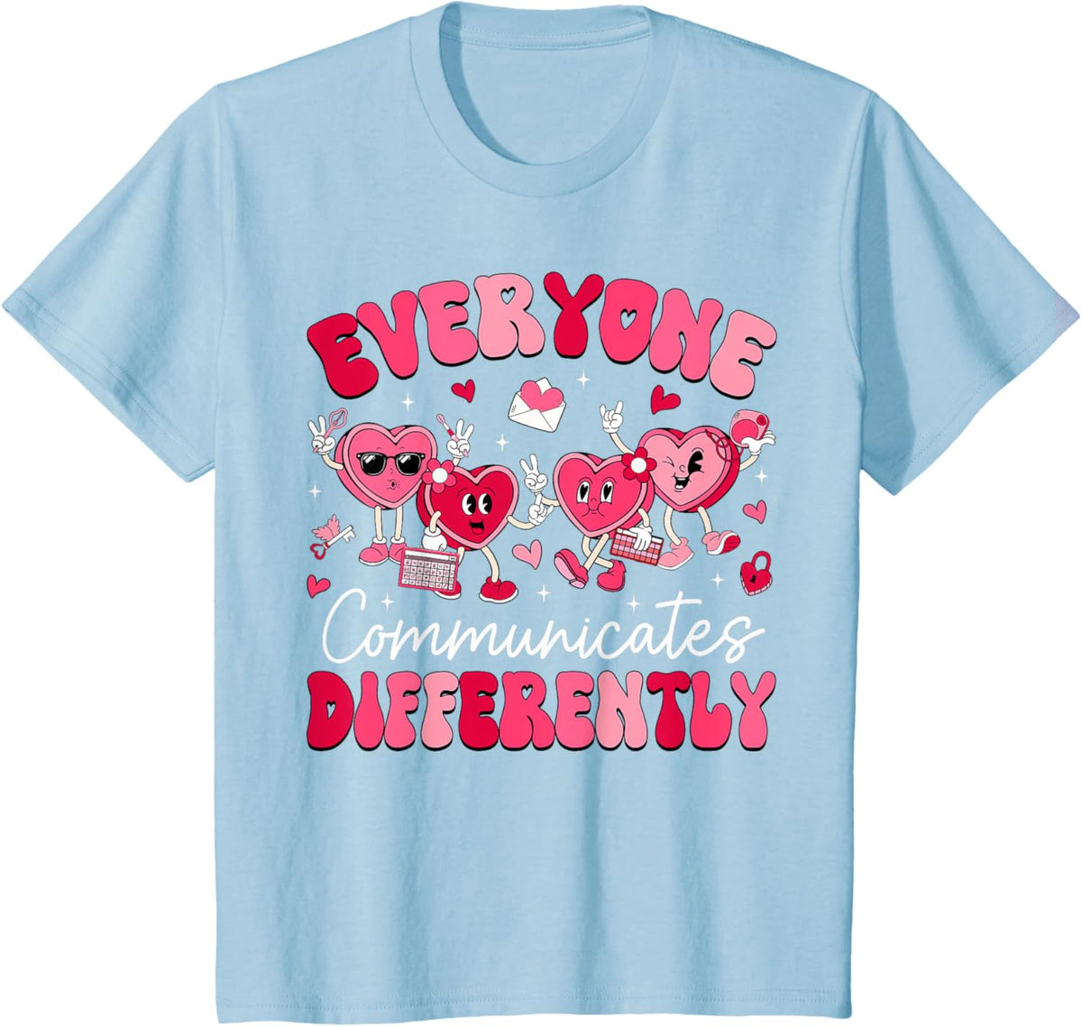 Everyone Communicates Differently Autism Valentines Day