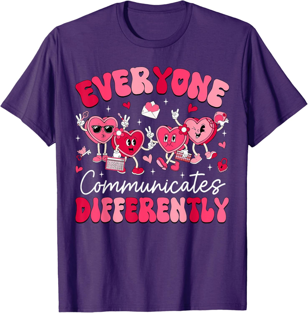 Everyone Communicates Differently Autism Valentines Day