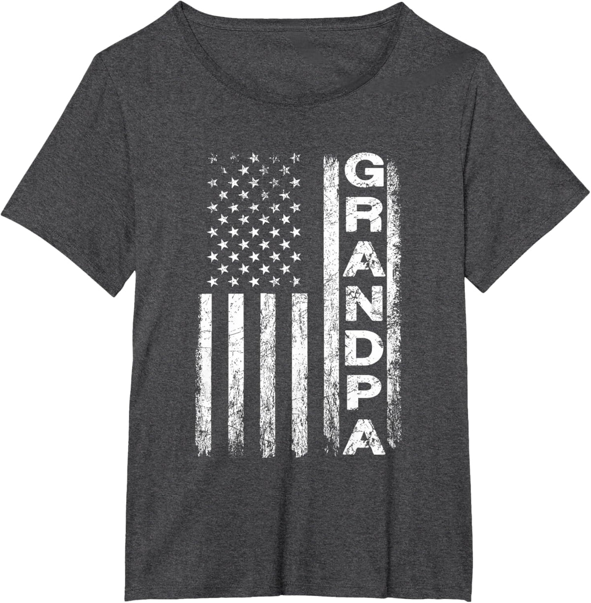 Grandpa Vintage American Flag Father's Day 4th of July Papa
