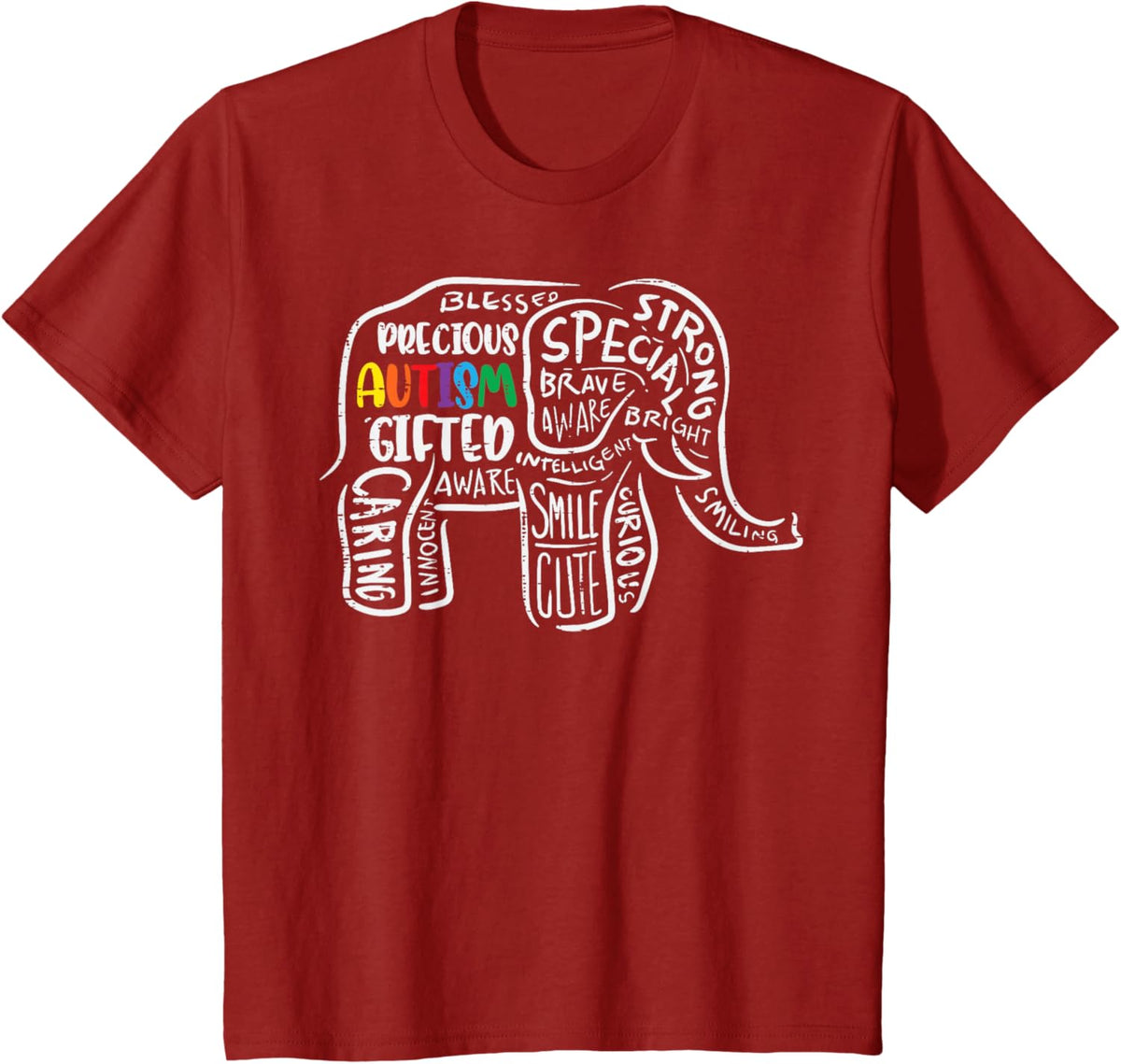 Autism Awareness Elephant Acceptance Autistic Men Women Kids