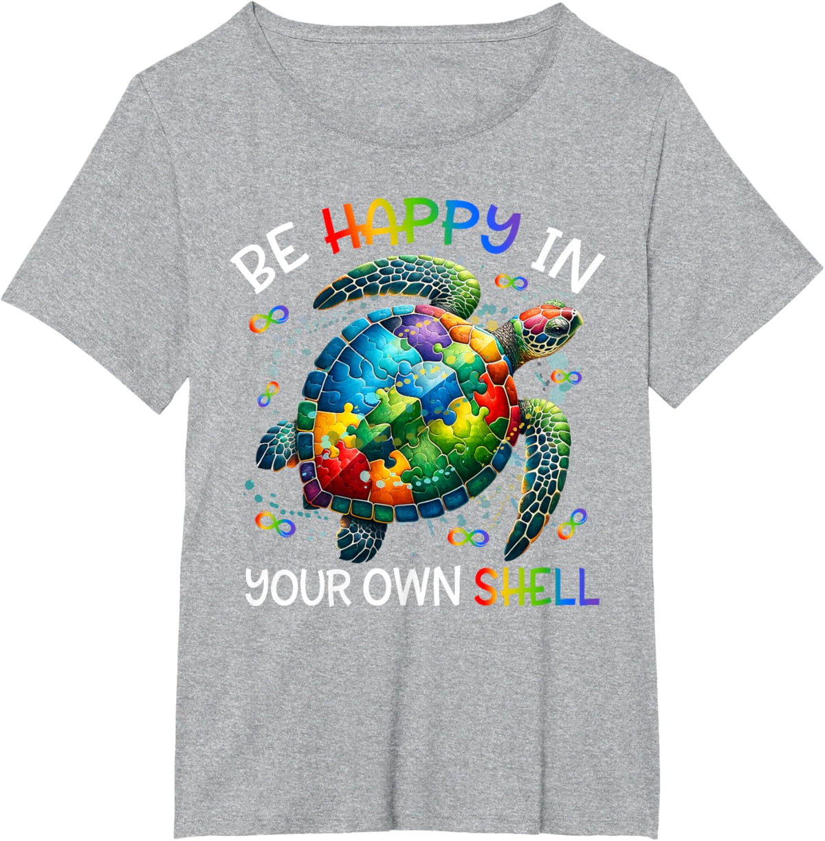 Puzzle Turtle Be Happy In Your Own Shell Autism Awareness